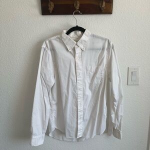 Buck Mason white regular fit oxford shirt